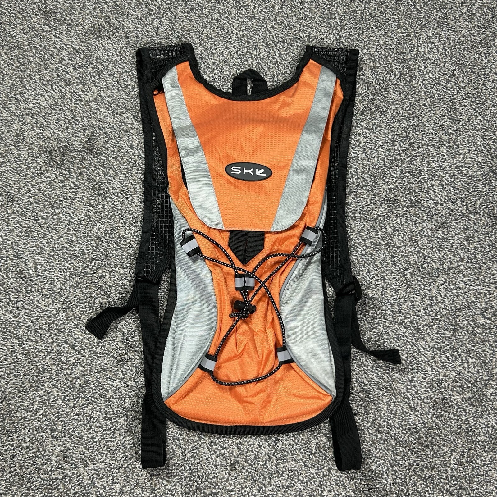 SKL Hydration Pack Lightweight Running Hiking Backpack 2L Water Bladder Orange