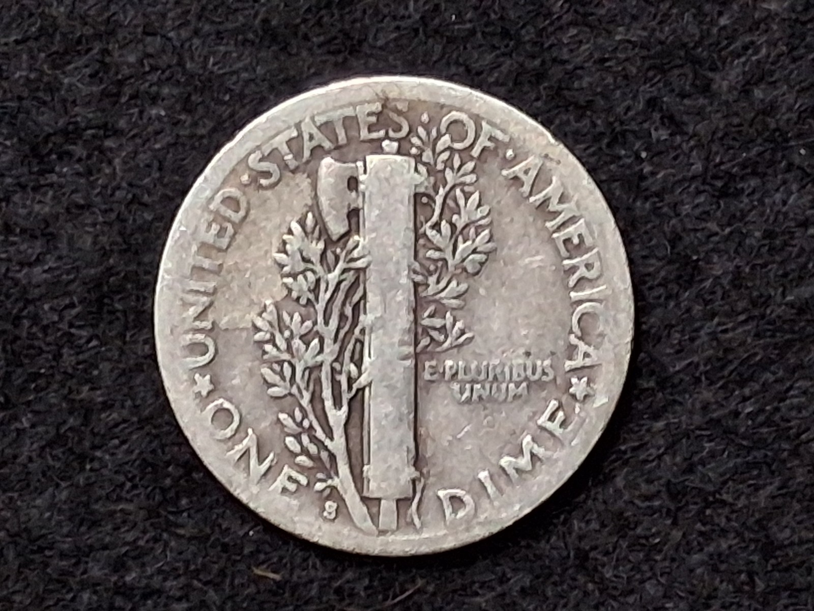 1928 S Mercury Dime