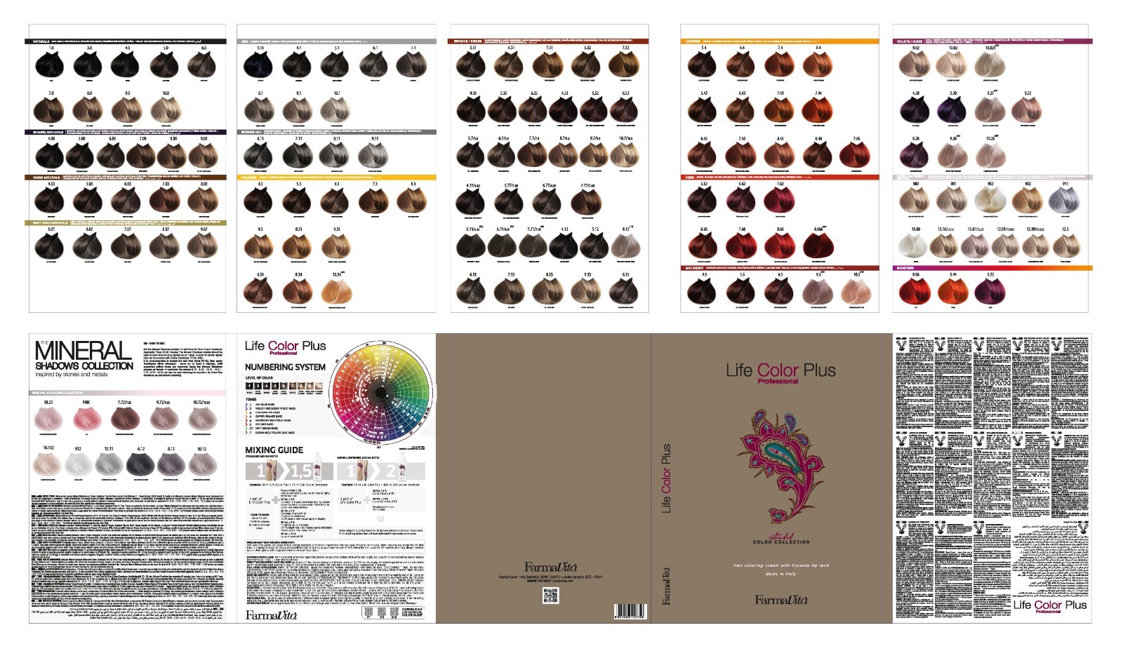 Farmavita Life Color Plus Color Chart