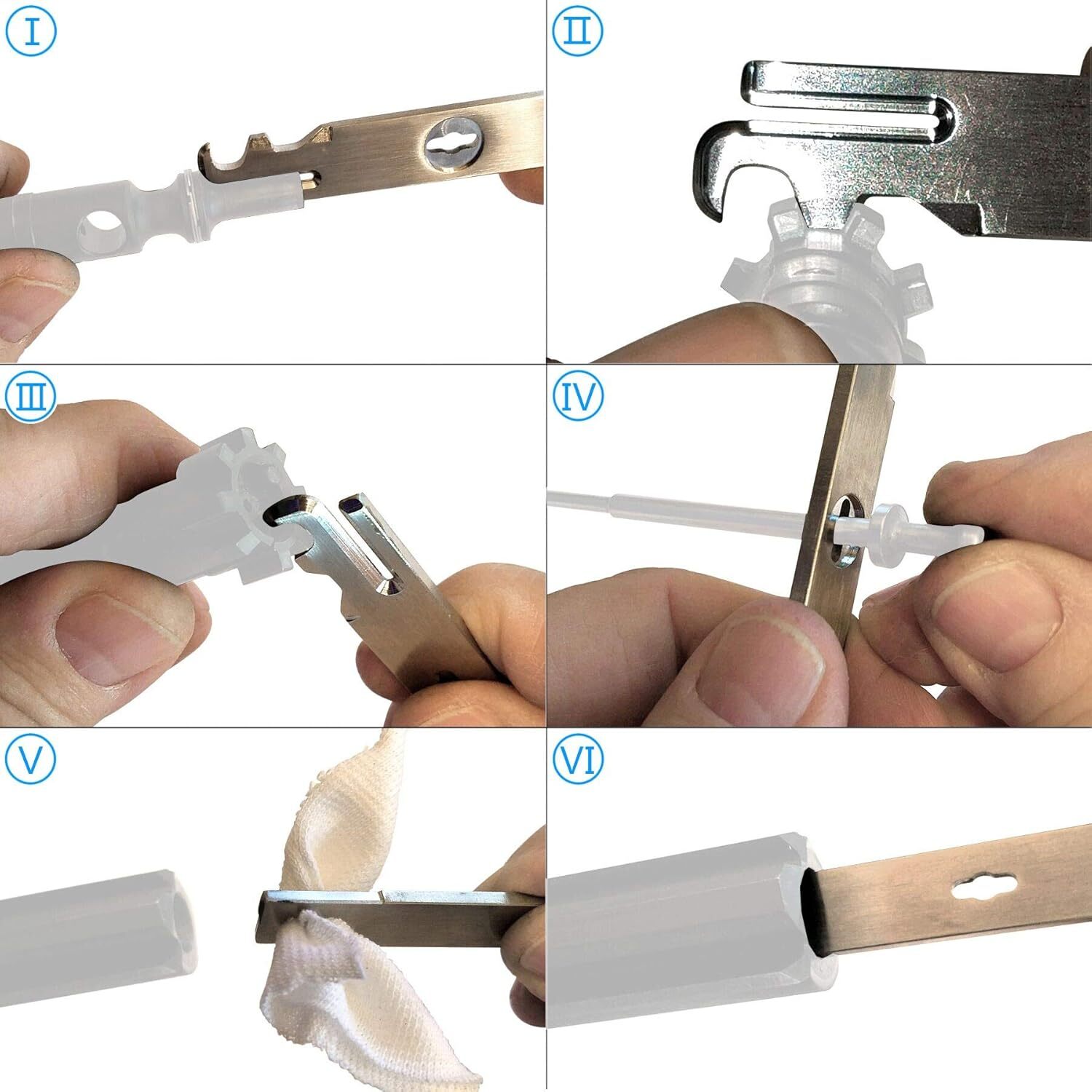 BCG Carbon Scraper Cleaning, Carbon Multi-Tool Scraper for Cleaning Maintenance