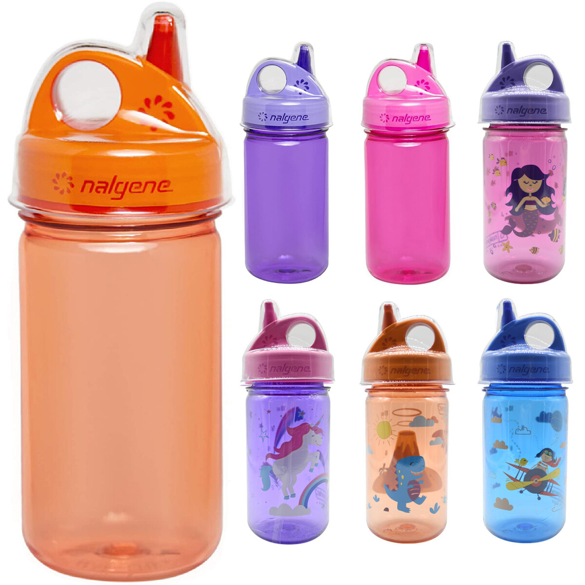 Nalgene Kid's Sustain 12 oz. Grip-N-Gulp Sippy Cup