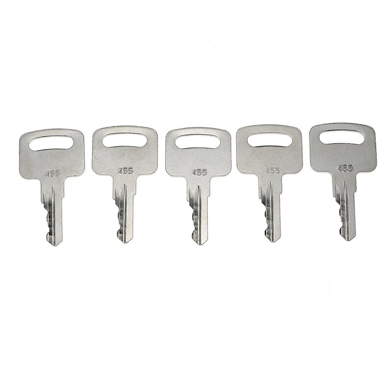 5pc Ignition Keys 455 key 104466 for Skyjack Genie JLG Snorkel Baco Parts