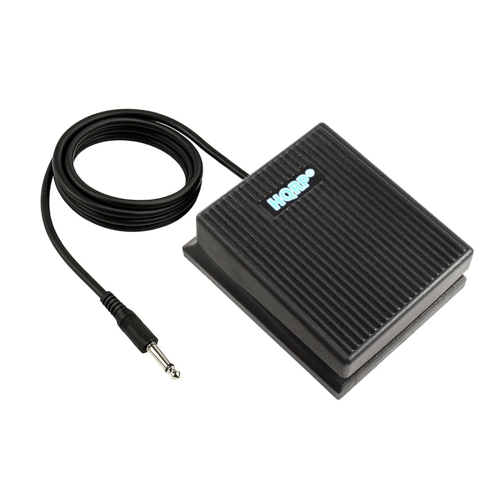 HQRP Foot Switch Compatible with Alesis SR-16 SR-18 Roland CR-1000 Drum...