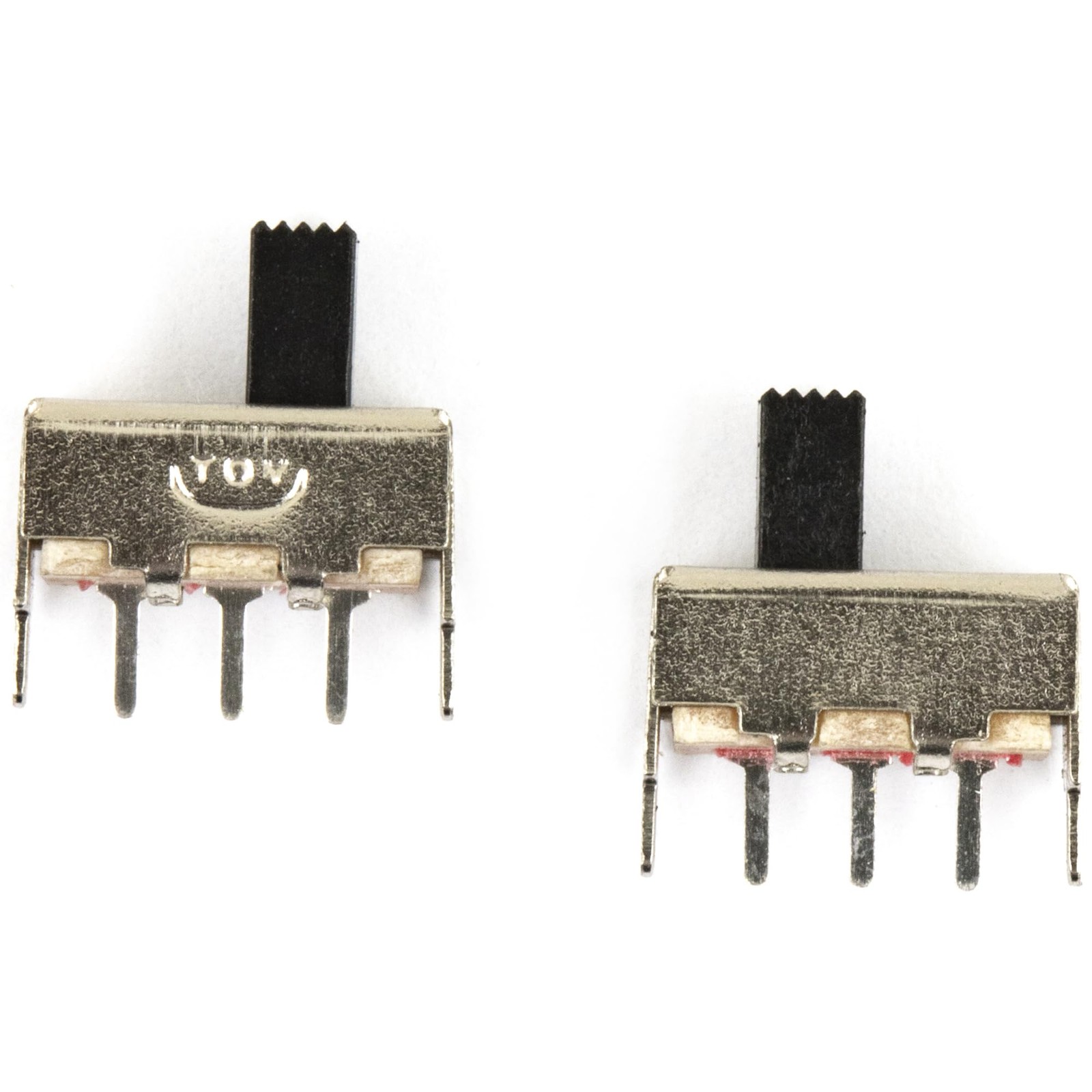 50pcs SS12F44-G5 Toggle Switch, 1P2T SPDT Latching, 5mm High Knob, Vertical