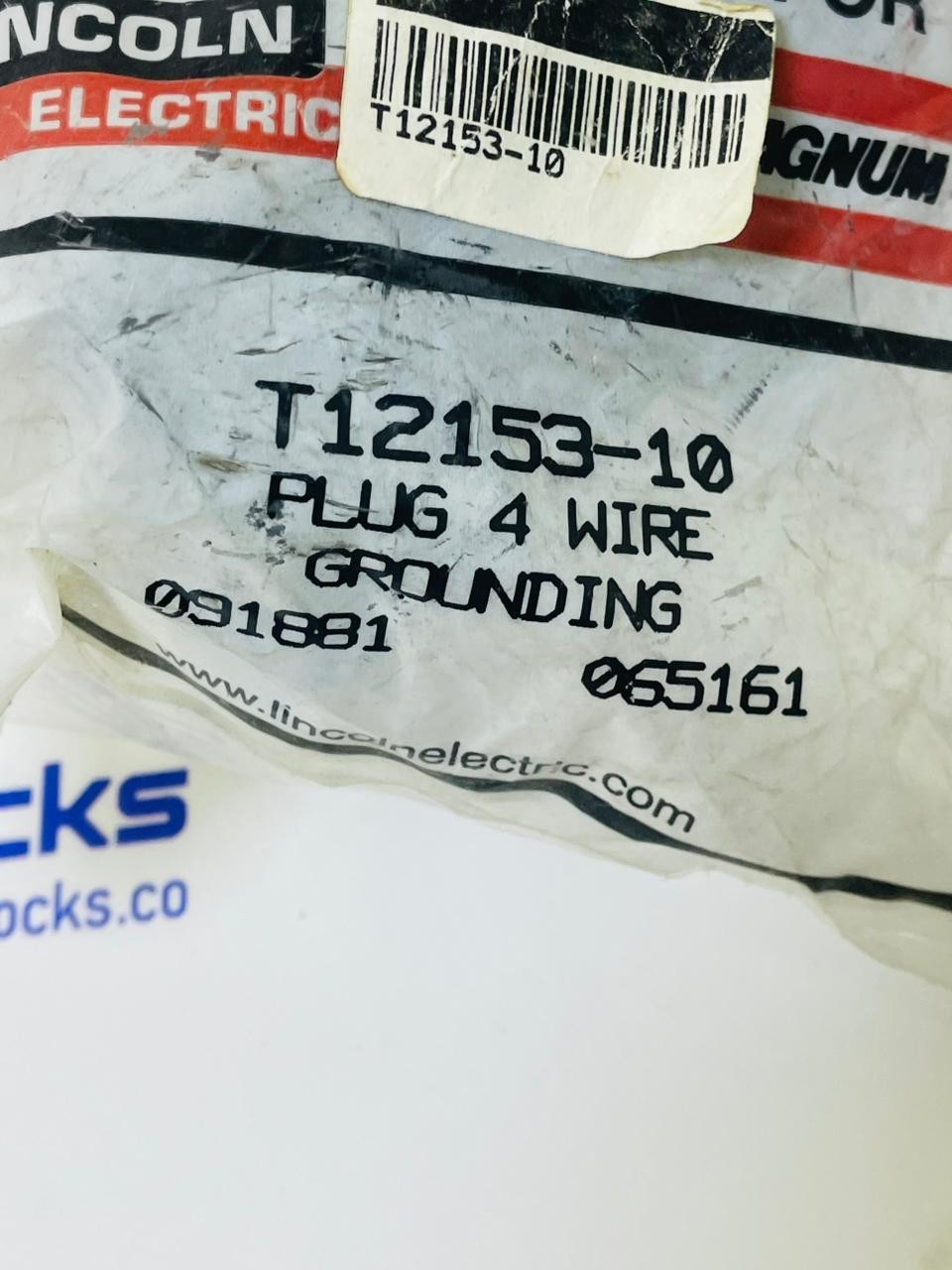 LINCOLN ELECTRIC T12153-10 Plug 4 Wire Grounding