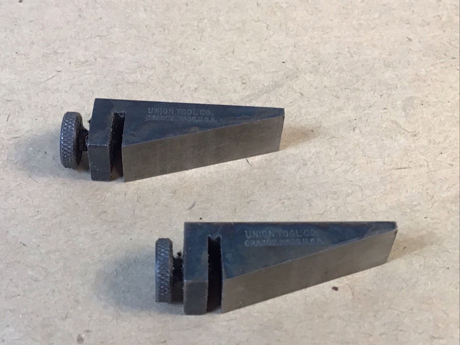 UNION TOOL CO. Key Seat Rule Clamps Machinist Tool USA