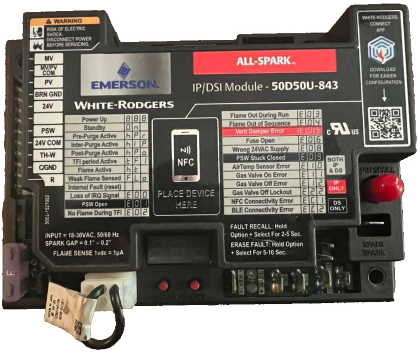 50D50U-843 Direct Spark Ignition Control Board