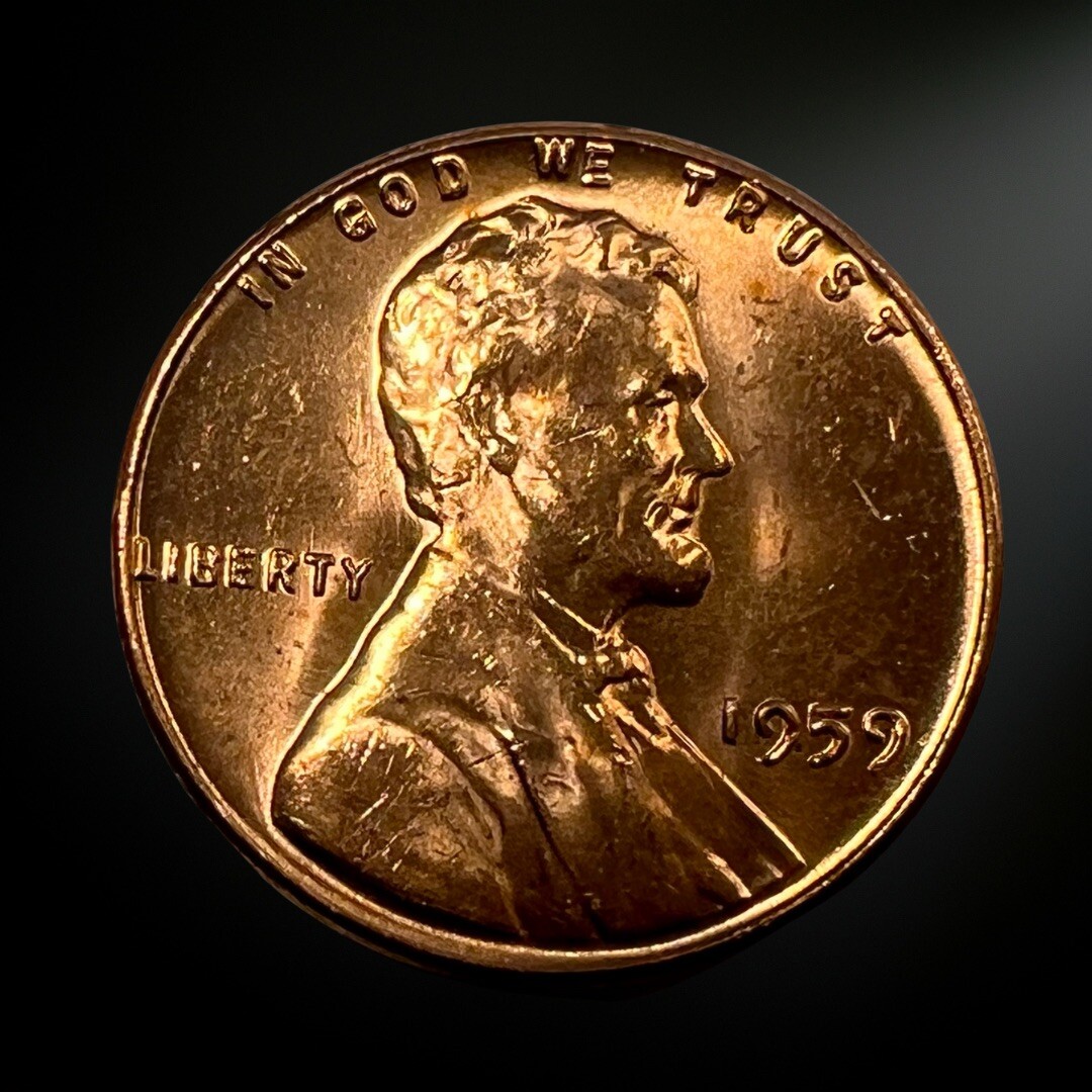 1959 P Philadelphia Lincoln Memorial Cent Brilliant Uncirculated (BU)