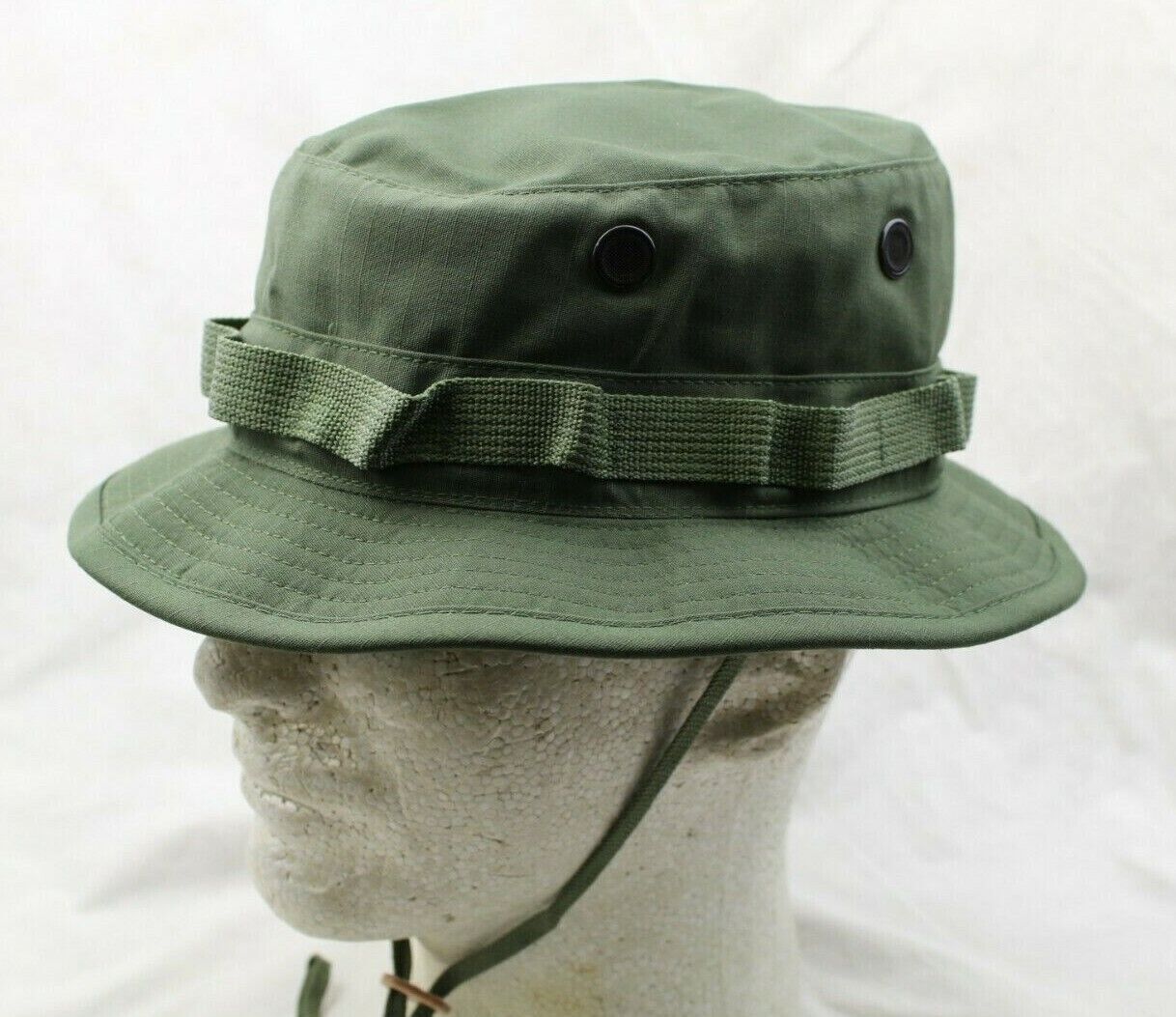 Vietnam Shooter's 2" Short Brim Boonie Cover - Olive Drab Boonie Hat -Govt Issue
