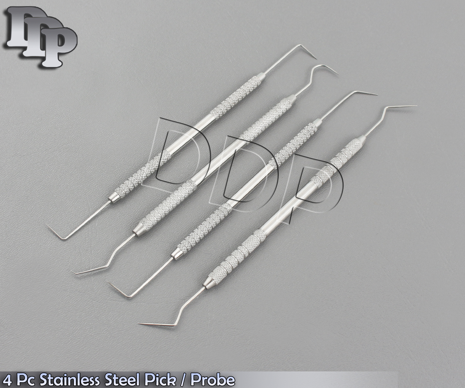 4 Pcs Stainless Steel Pick / Probe Wax & Clay Tool Set