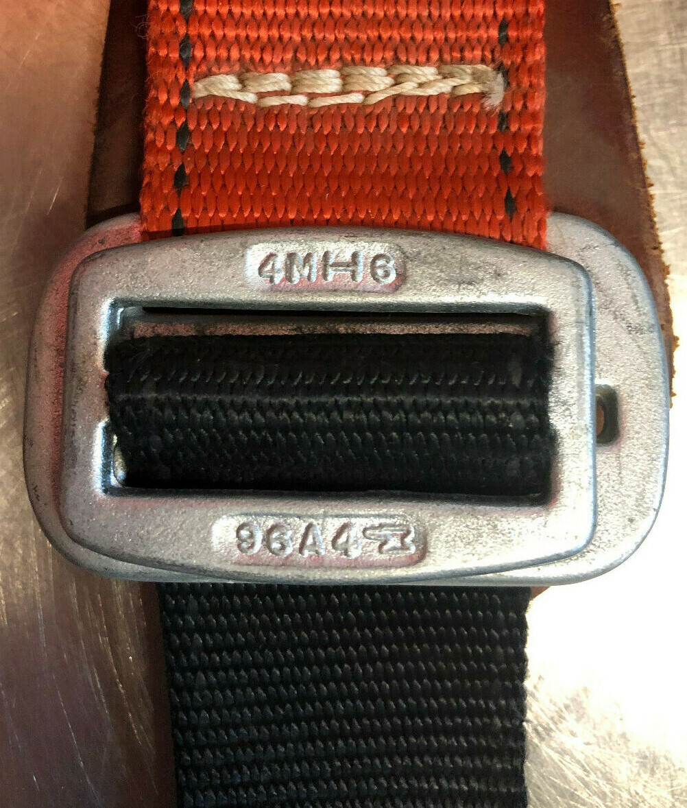 BUCKINGHAM Full Body Safety Harness - U63A93700N - Size U - 350lb MAX - Lineman