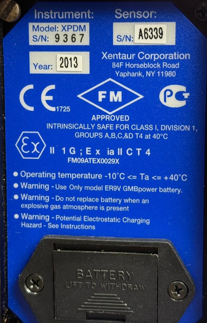 XENTAUR XPDM PORTABLE DEWPOINT METER