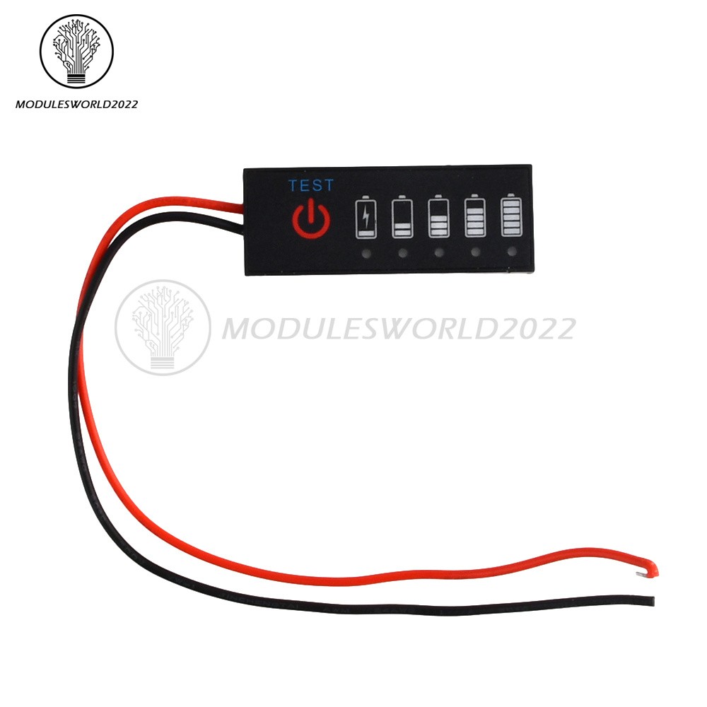3.7V-29.4V 1S-7S Battery Level Indicator 18650 Lipo Li-ion Capacity Tester Meter