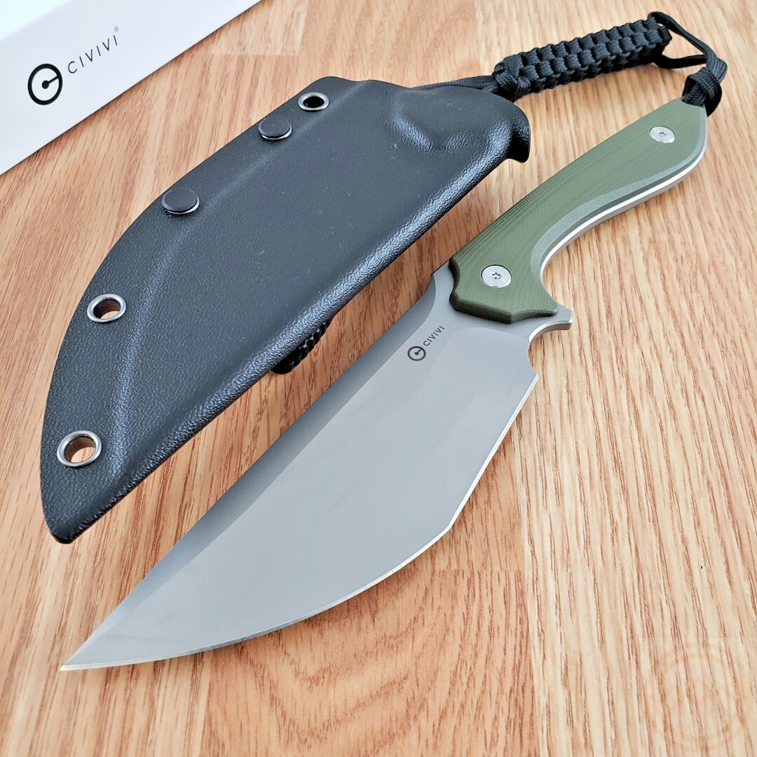 Civivi Concept 22 Fixed Knife 4.88" Full Tang D2 Tool Steel Blade G10 Handle