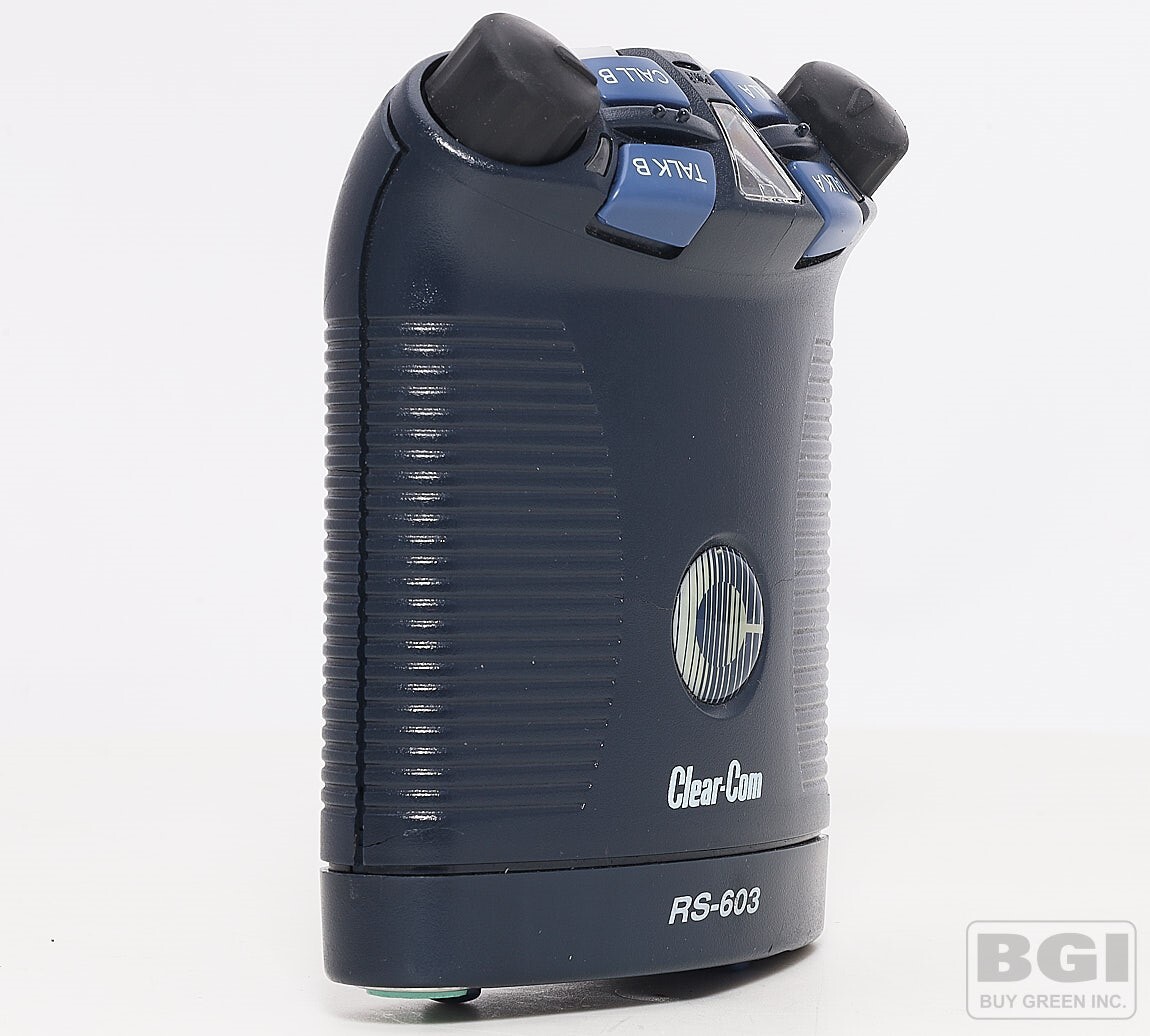 Clear-Com RS-603 Dual Channel Intercom BeltPack For MS-702 MS-704 Base Stations