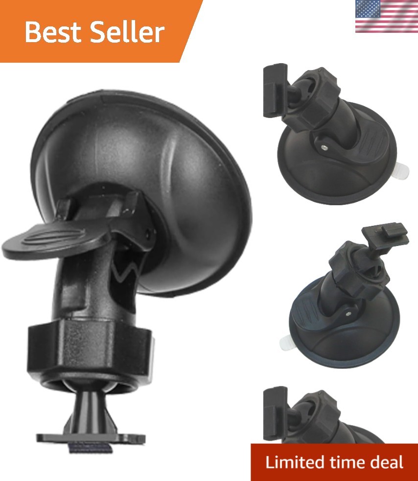 Dashcam Suction Cup Mount - 1080P Compatible Dash Camera Holder