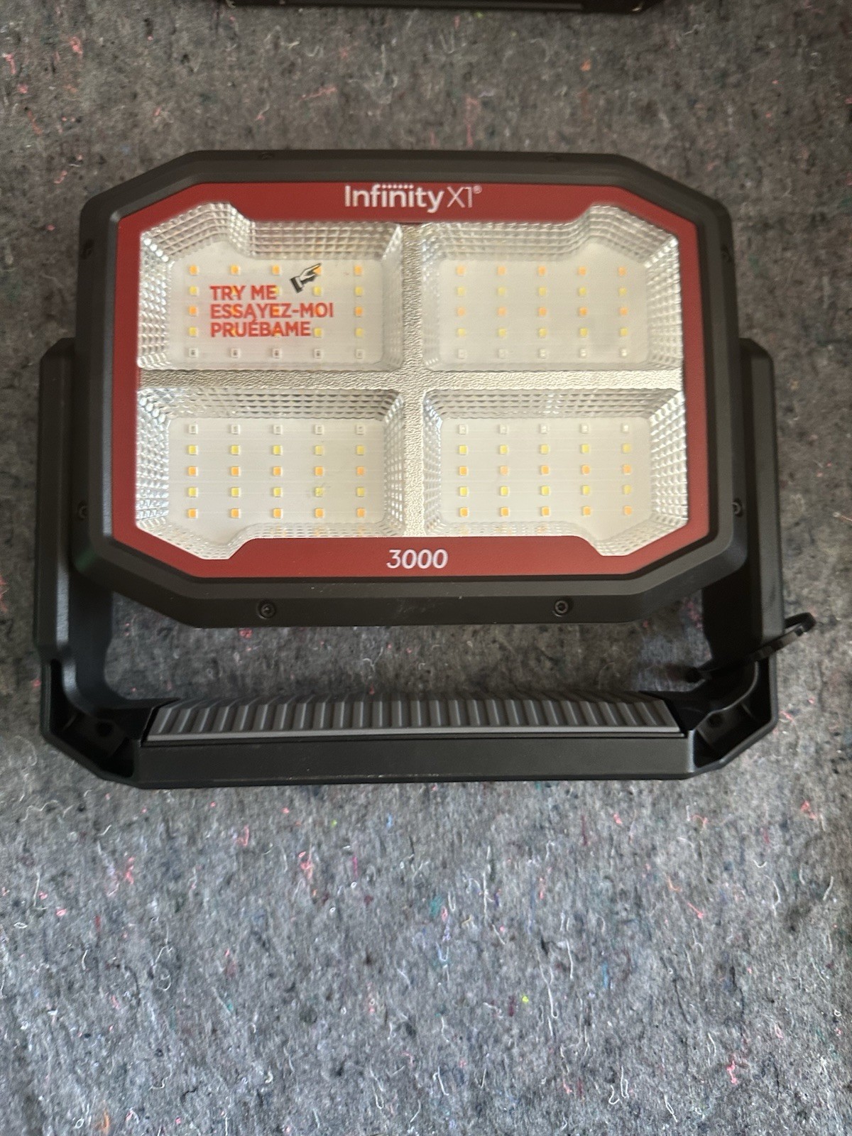 NEW Infinity X1 Dual Powered Solar LED Work Light 3000 Lumen
