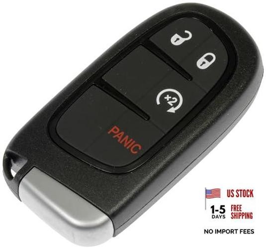 99772ST Keyless Entry Remote 4 Button Compatible with Select Dodge/Ram Models