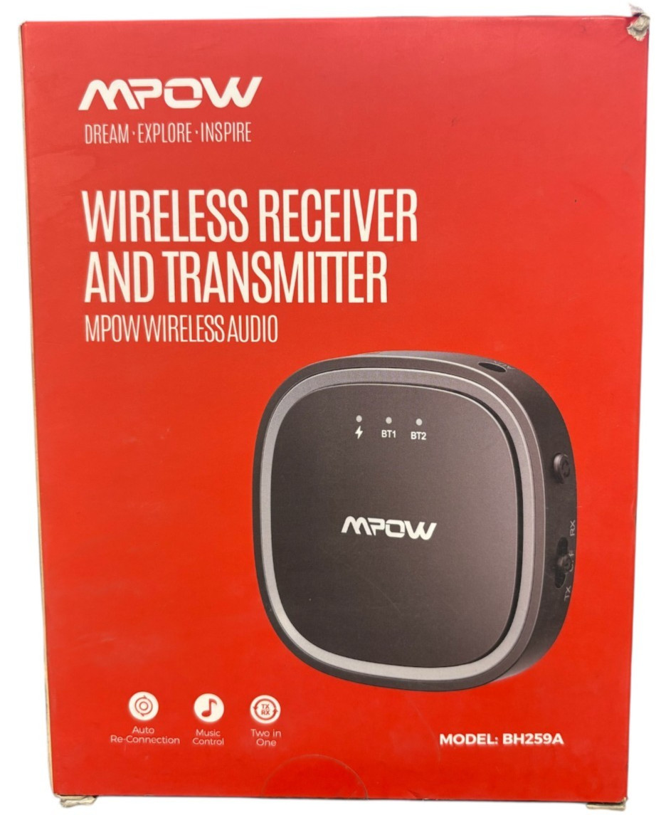 MPOW BH259A Bluetooth Receiver Transmitter Bluetooth 5.0 Wireless Audio