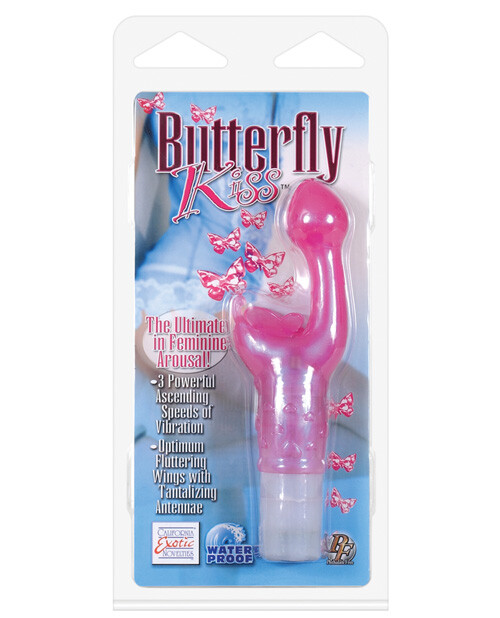 CalExotics Butterfly Kiss Pink Multi Speed Waterproof