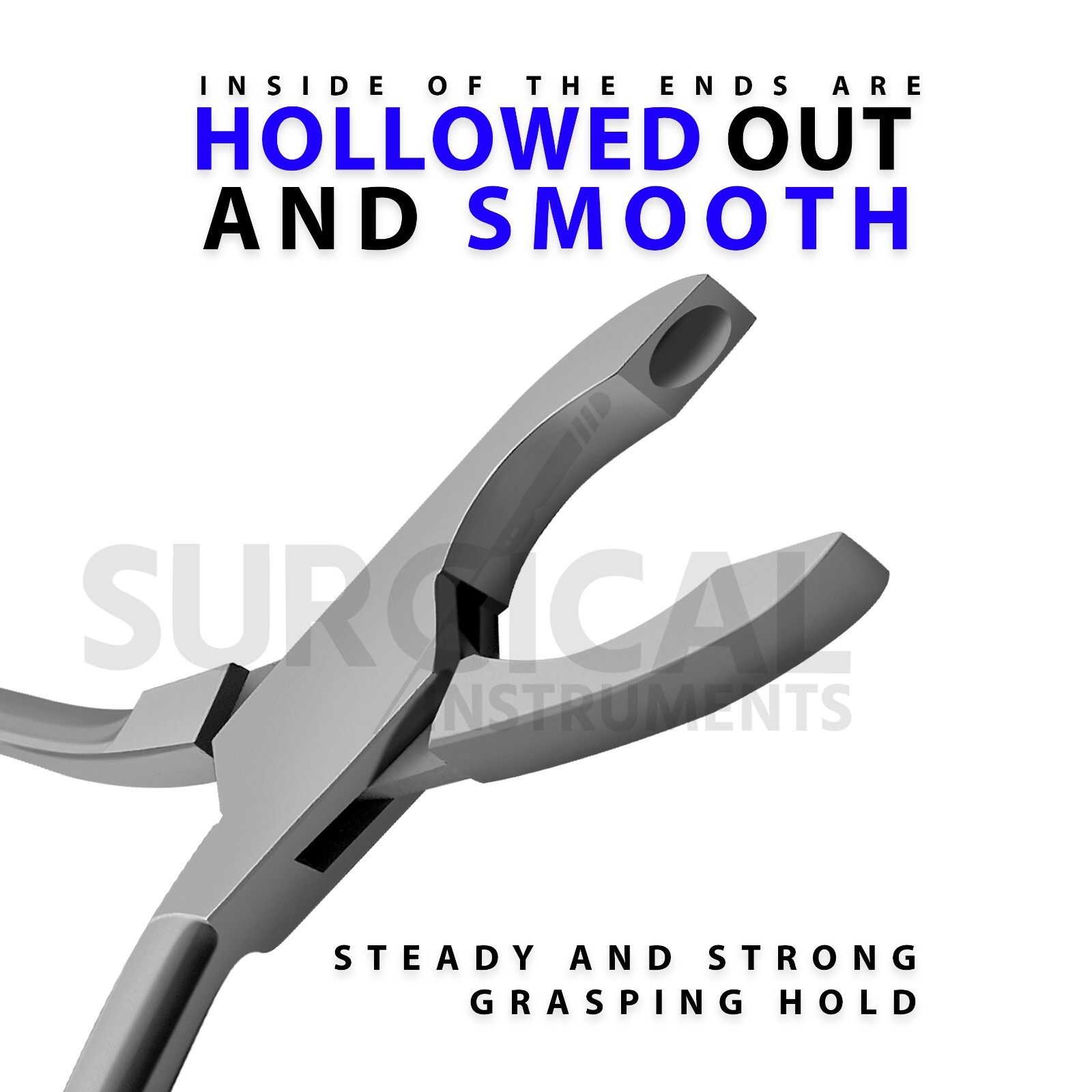 6" Ring Closing Pliers (Blue) Body Piercing Tool Instruments Stainless German Gr