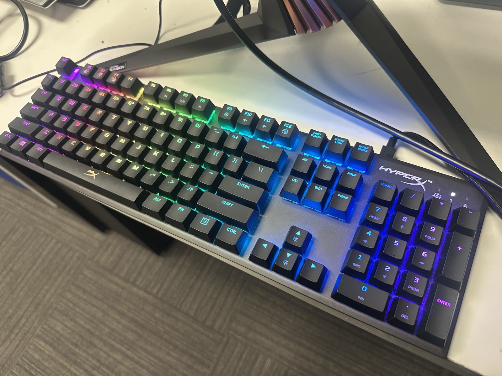 HyperX Alloy FPS RGB Speed Silver Mechanical Keyboard HX-KB1SS2-US - NO CABLE