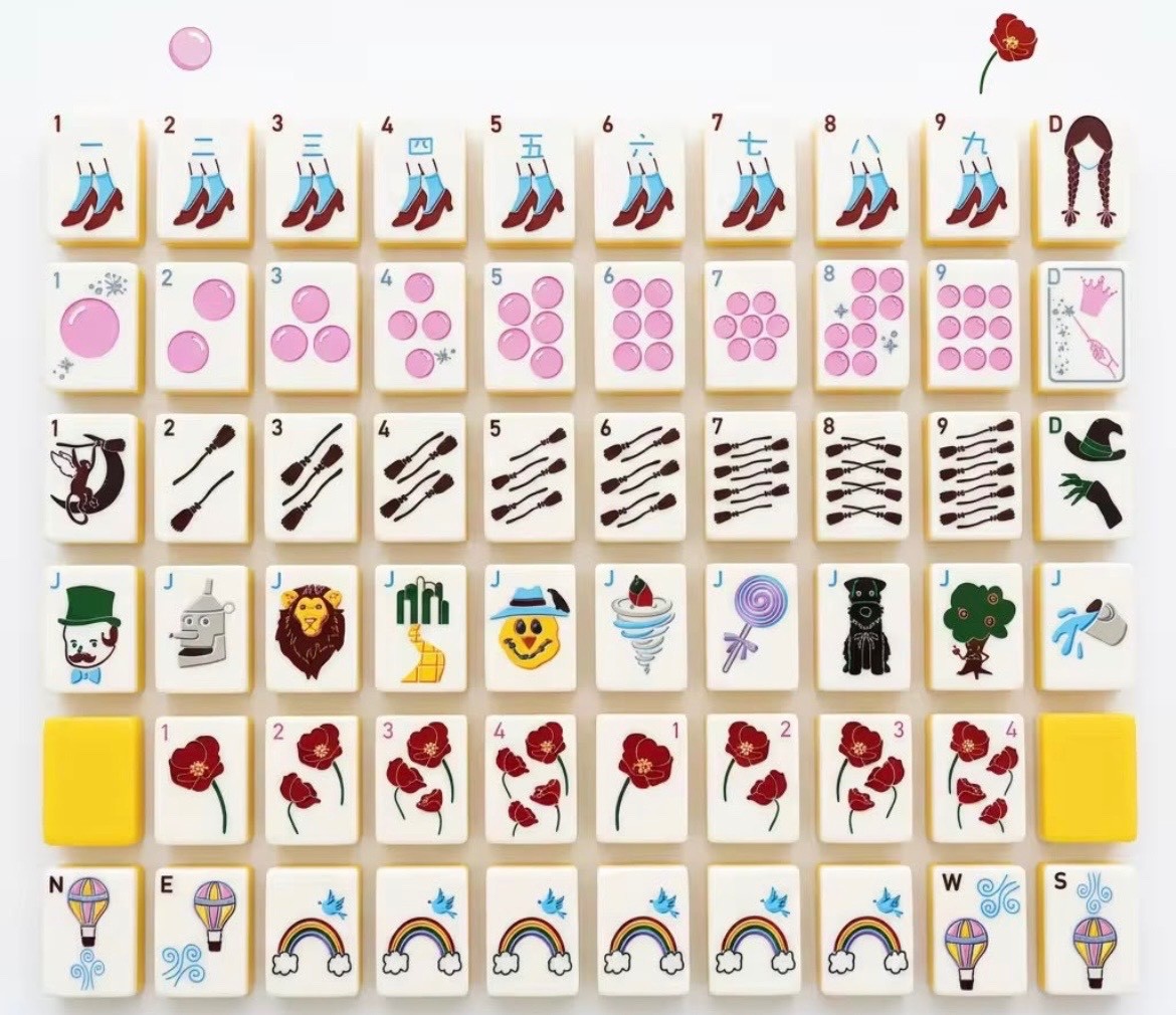 Wizard of Oz Mahjong Tiles