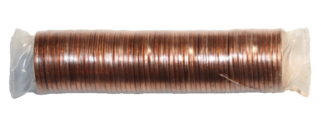1985-P LINCOLN MEMORIAL CENT -  PENNY ROLL - UNCIRCULATED - BU Bright Red !!!