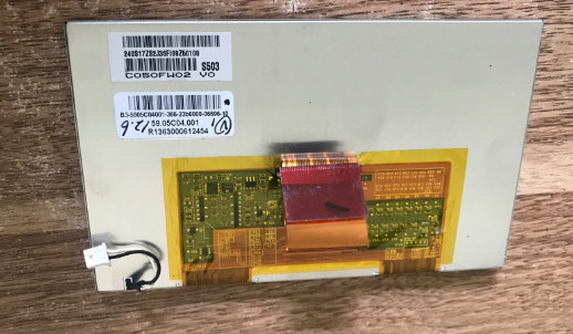 5" For AUO C050FW02 V0 V.0 LCD Screen Display 480(RGB)×234 tested