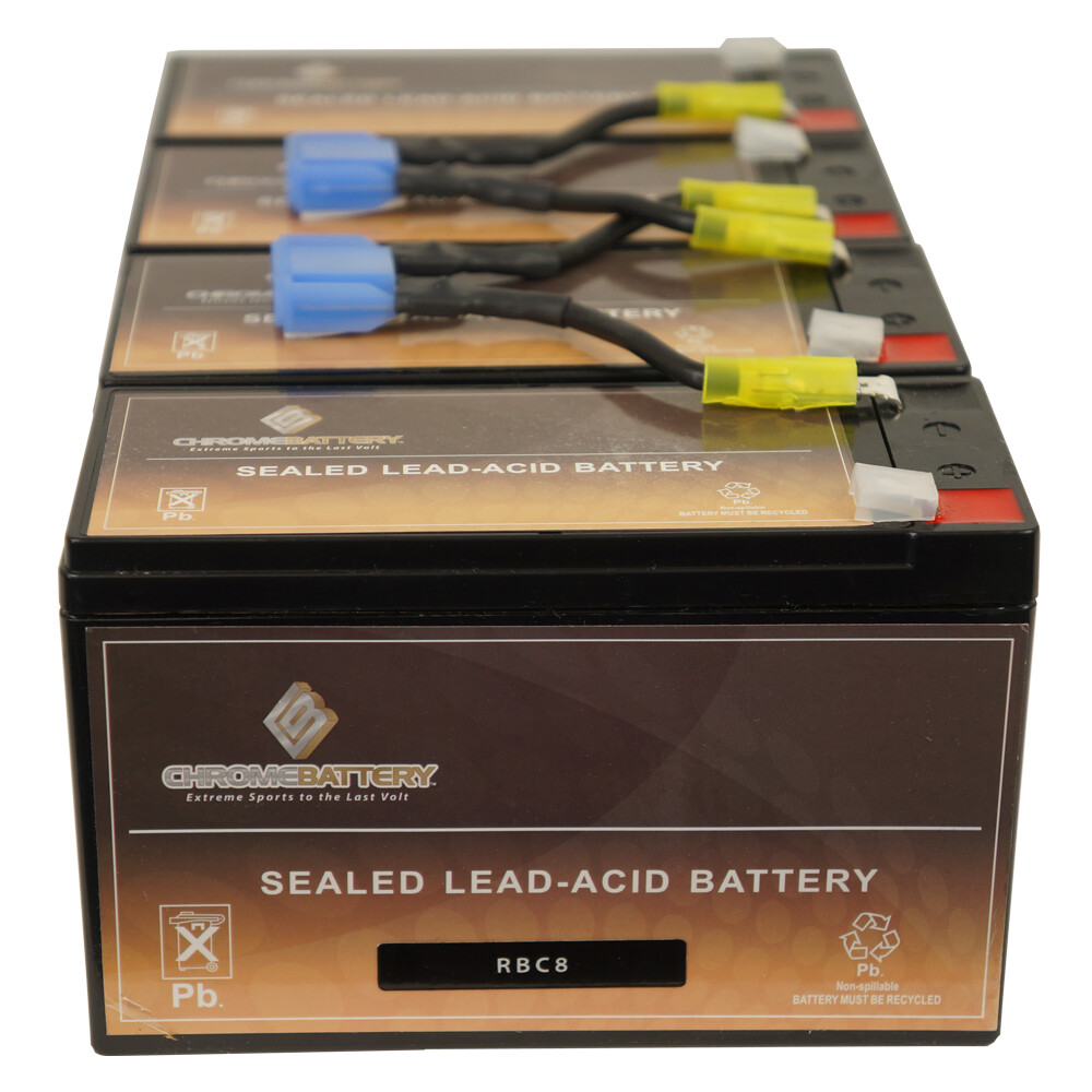 RBC8 for APC UPS Computer Power Backup System Complete Replacement Battery Kit
