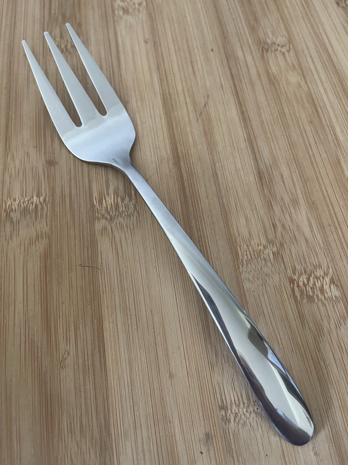 Cambridge Stainless HALEDON MIRROR Glossy Rounded Tp MEAT SERVING FORK 8.75” NEW