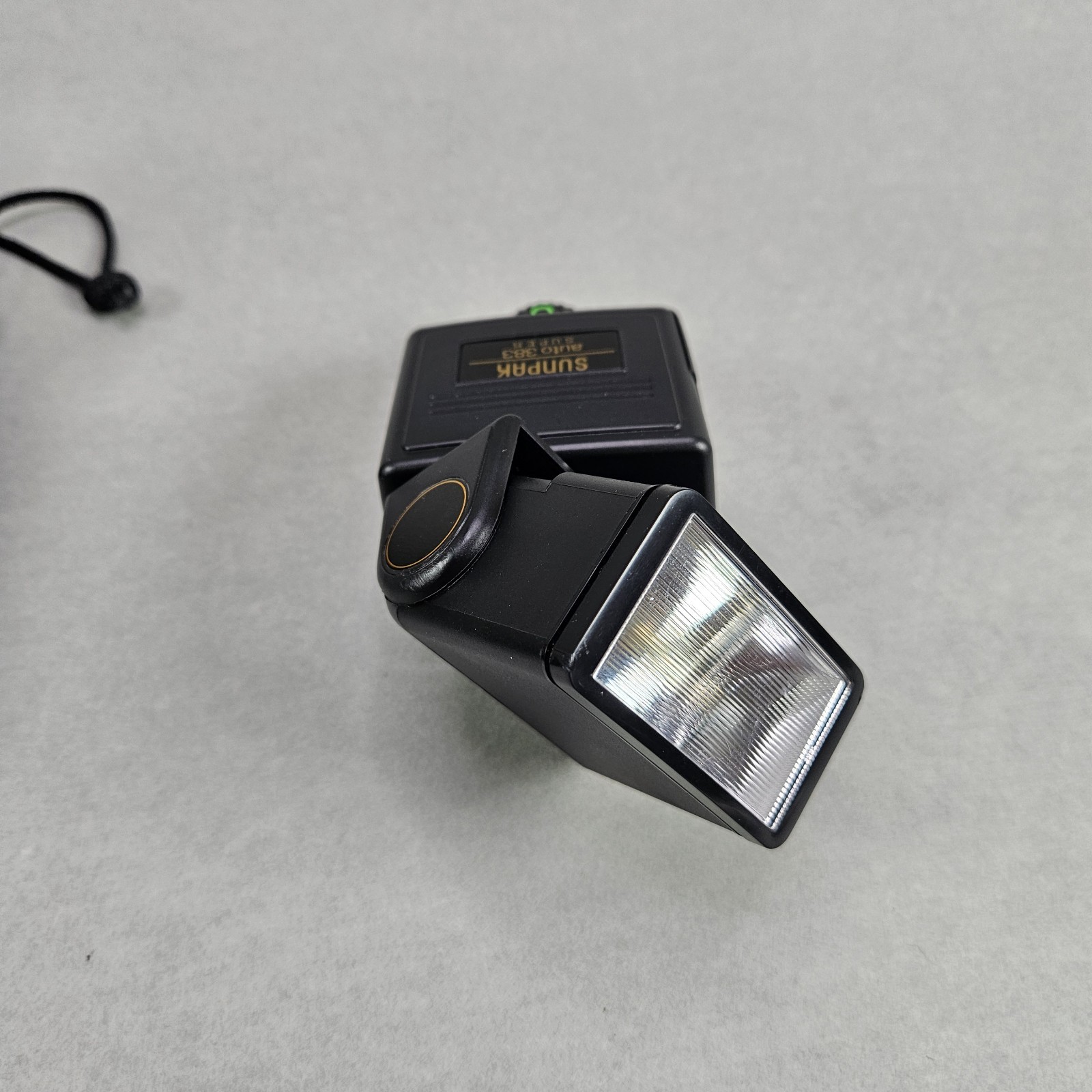 Sunpak Auto 383 Super Shoe Mount Flash Tested Works