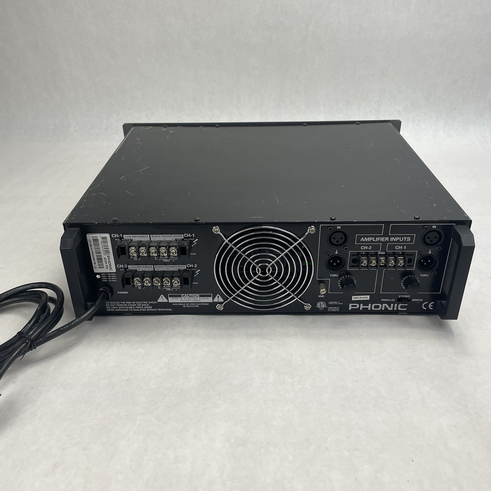 Phonic Icon 300 Professional Amplifier Tested