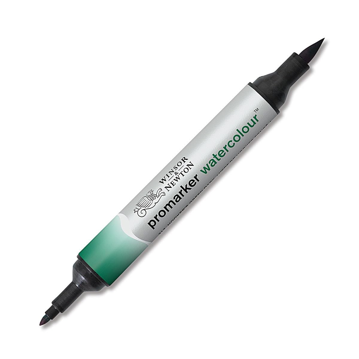 Winsor & Newton ProMarker Watercolor 1 Count (Pack of 1), Hooker's Green Dark
