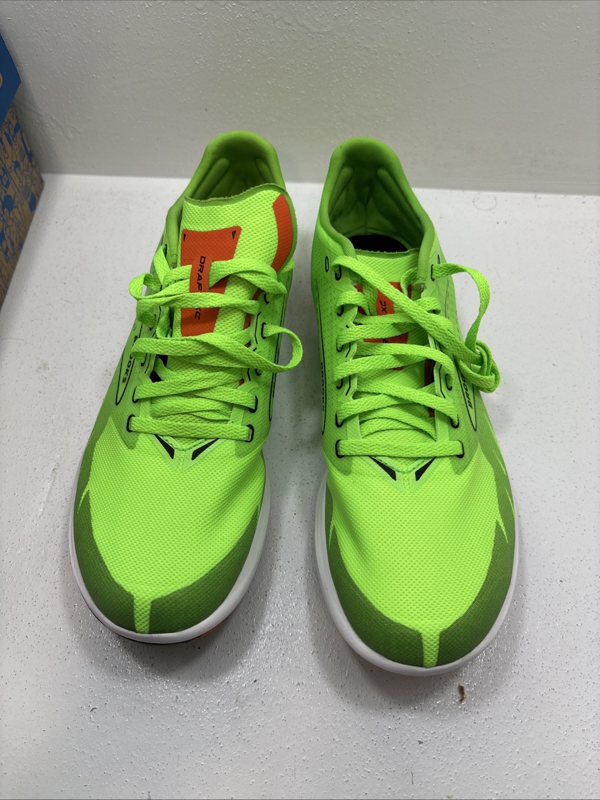 Brooks Draft Xc Racing Athletic Shoes New, Missing Spikes Neon Green Mens9