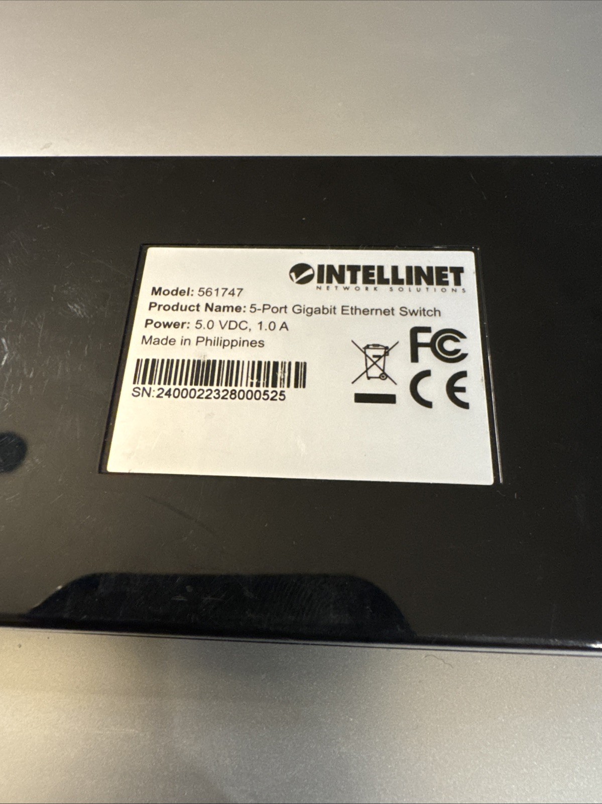 Intellinet 5 Port Gigabit Ethernet Switch