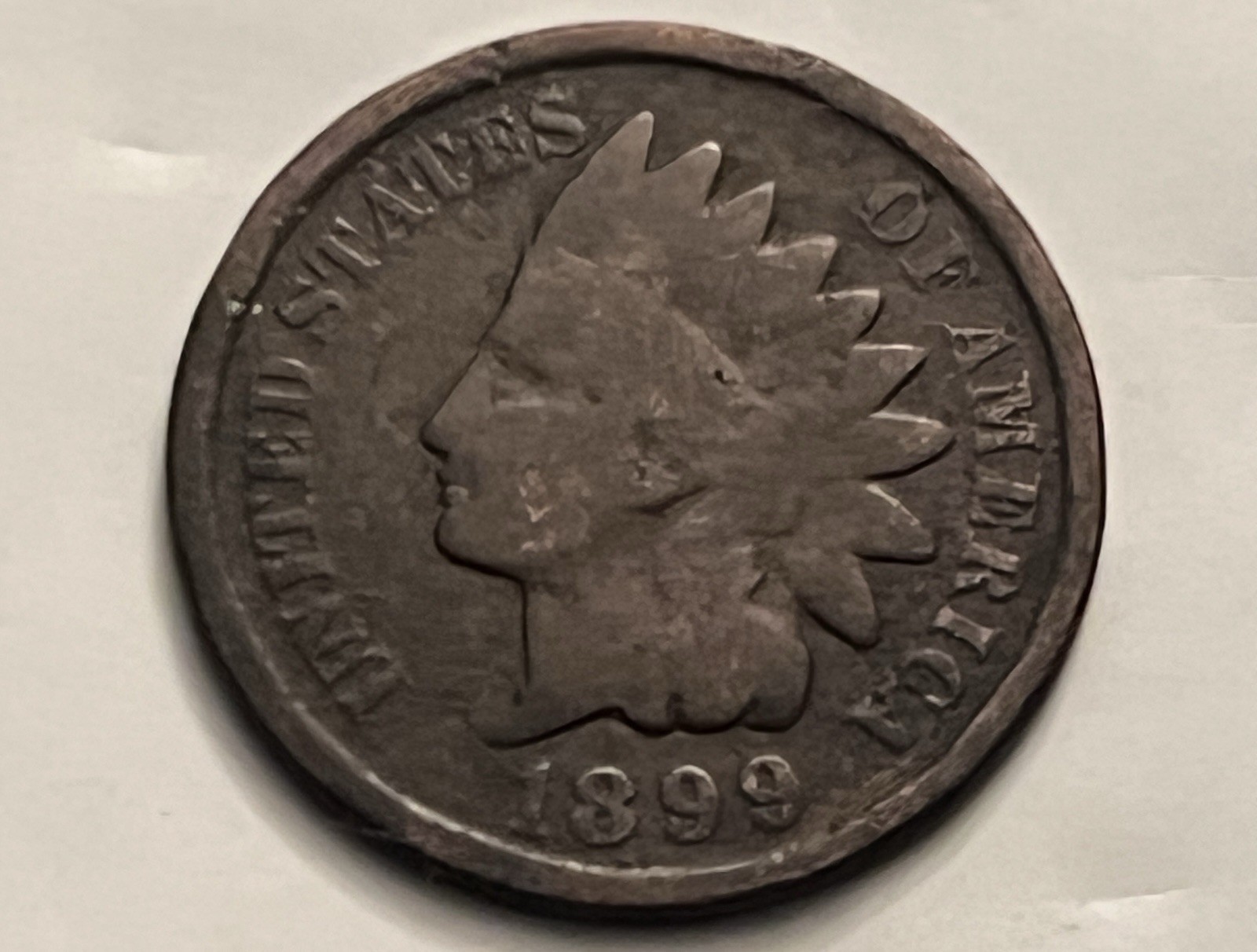 1899 indian head penny cent BN406