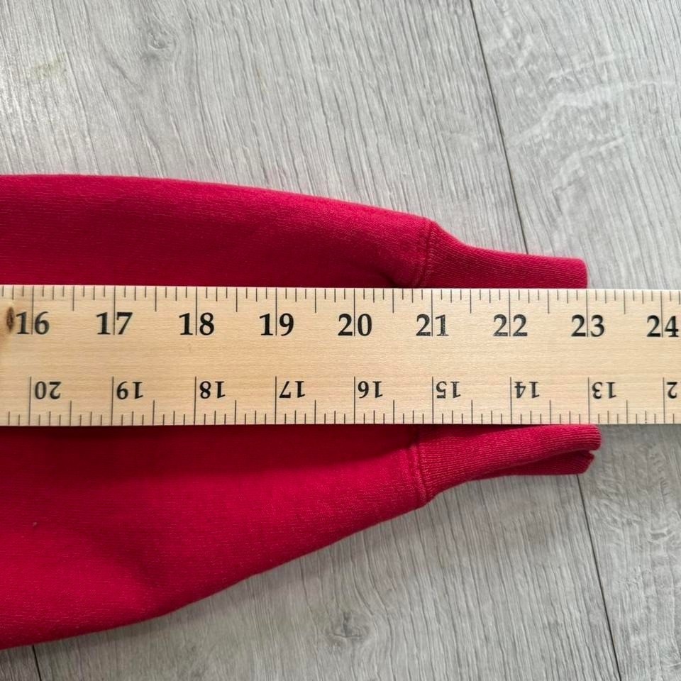 Seattle Pike Place Market Red Crewneck Sweatshirt Graphic Pullover L