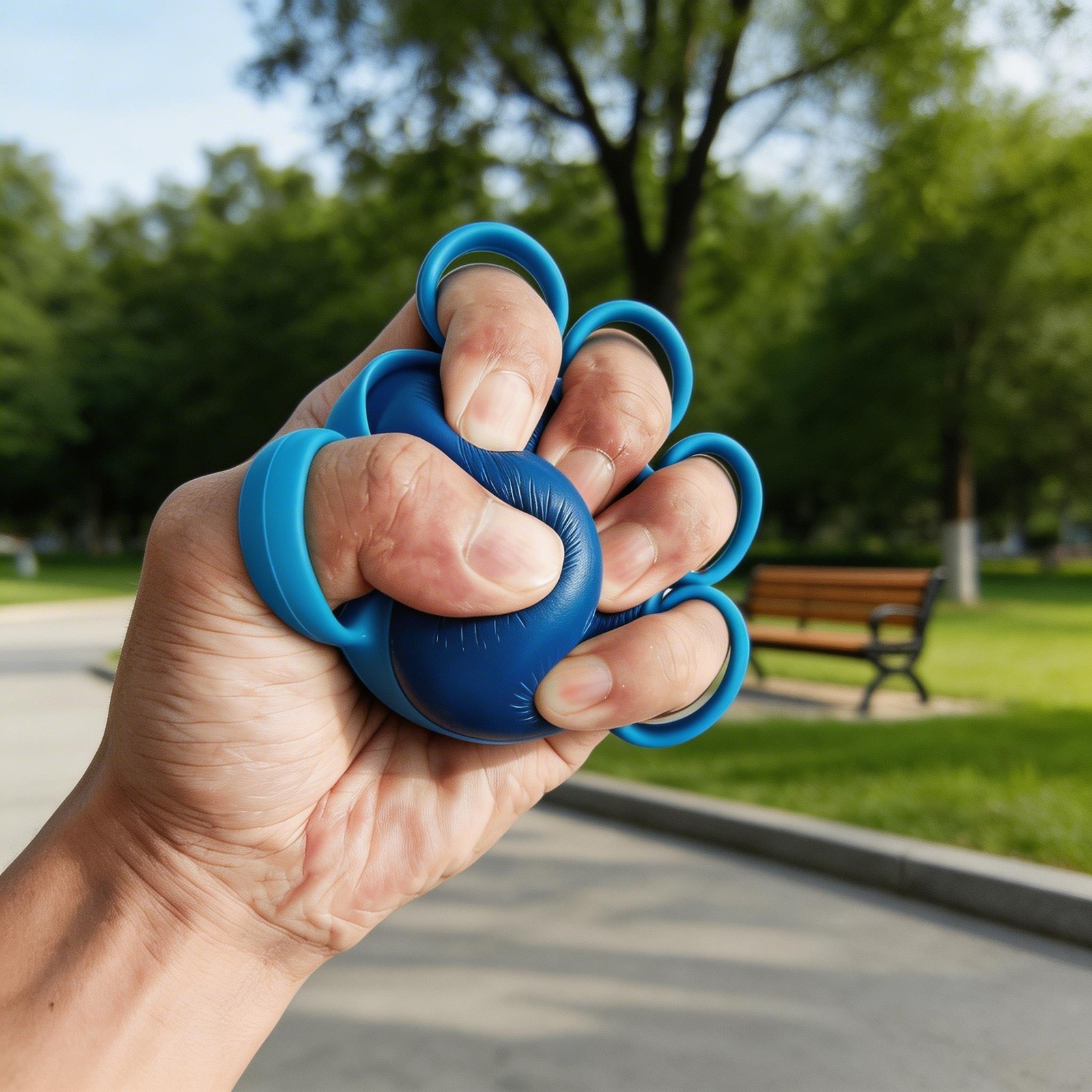 1Pc 5-Finger Hand Grip Trainer Finger Strength Training Hand Workout Tool