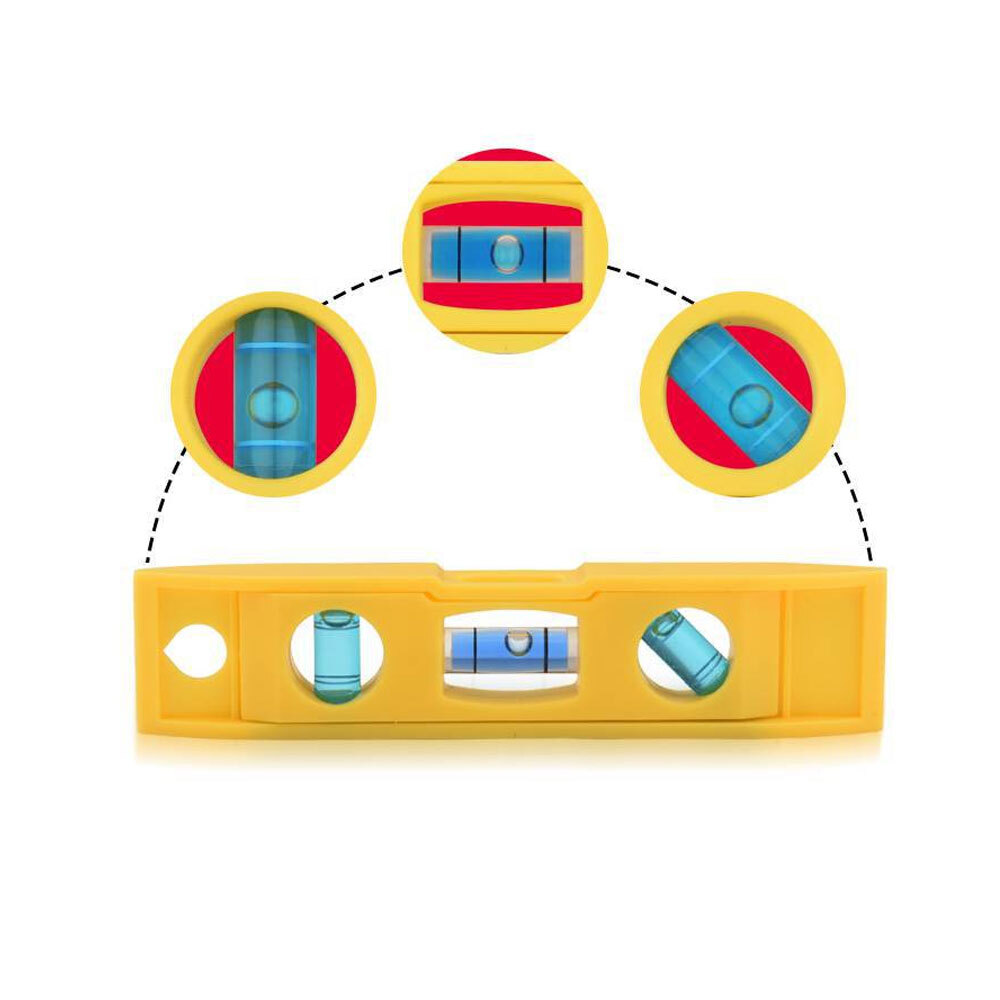 1x Magnetic Small Bubble Level Mini Keychain Bubble Spirit Level Leveling Tool