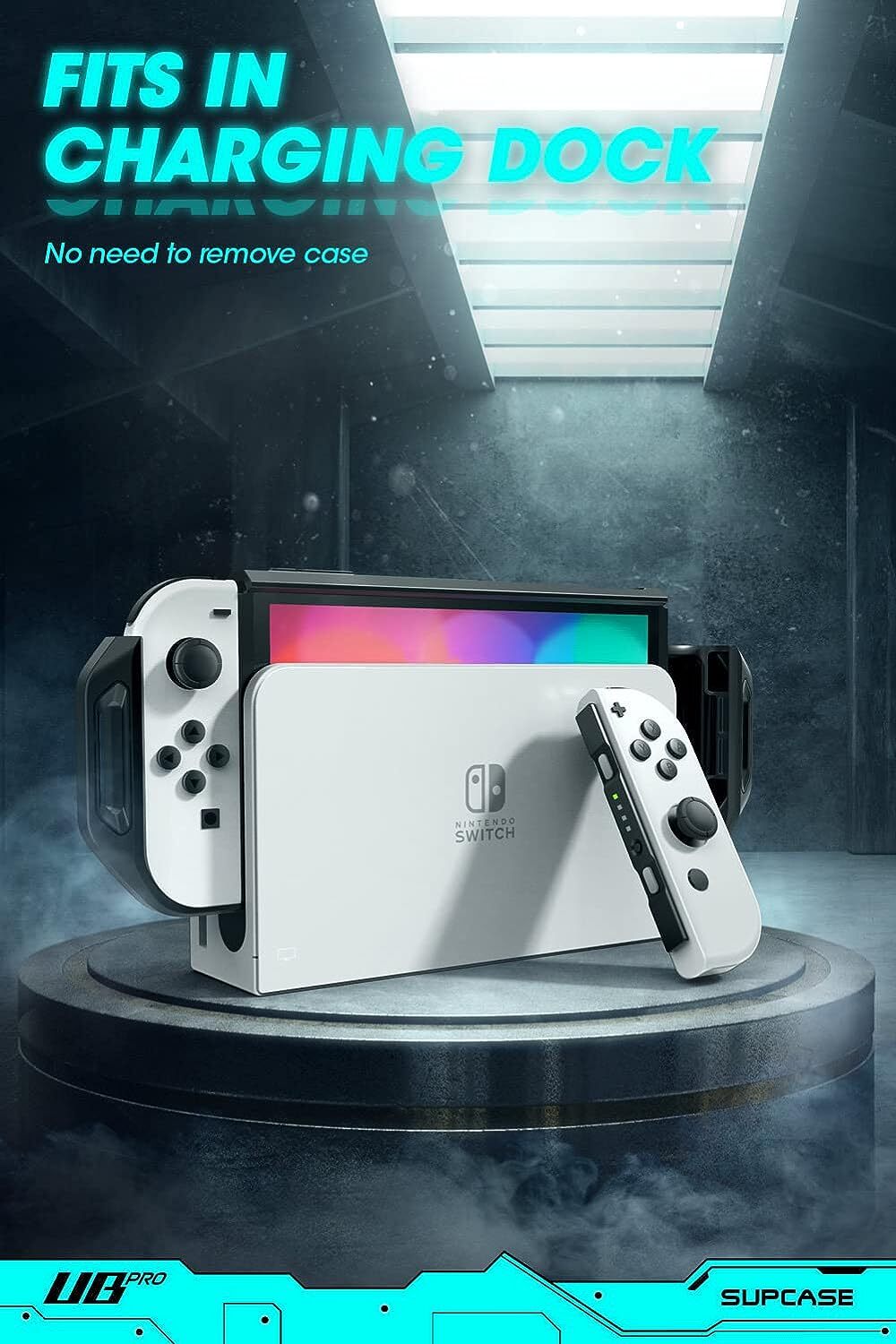 SUPCASE UBPro Case for Nintendo Switch OLED 2021 Dockable Rugged Protective Case