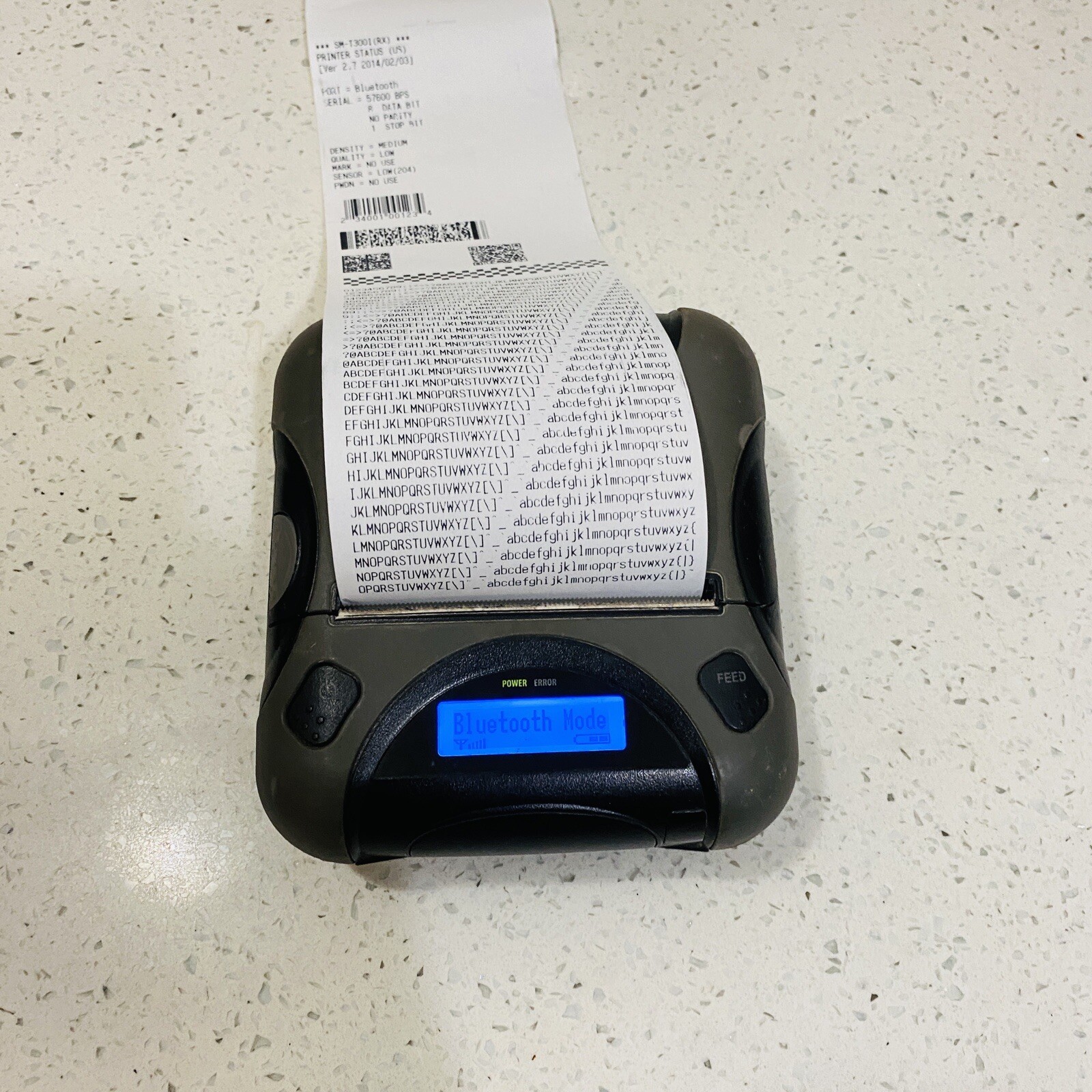 Star Micronics SM-T300I (WSP-i350) Portable Bluetooth Receipt Printer & Adapter