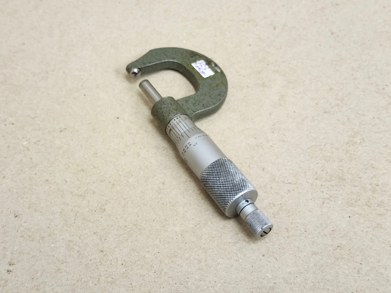 Mitutoyo #115-163 Outside Micrometer 0-1" with Spherical Face