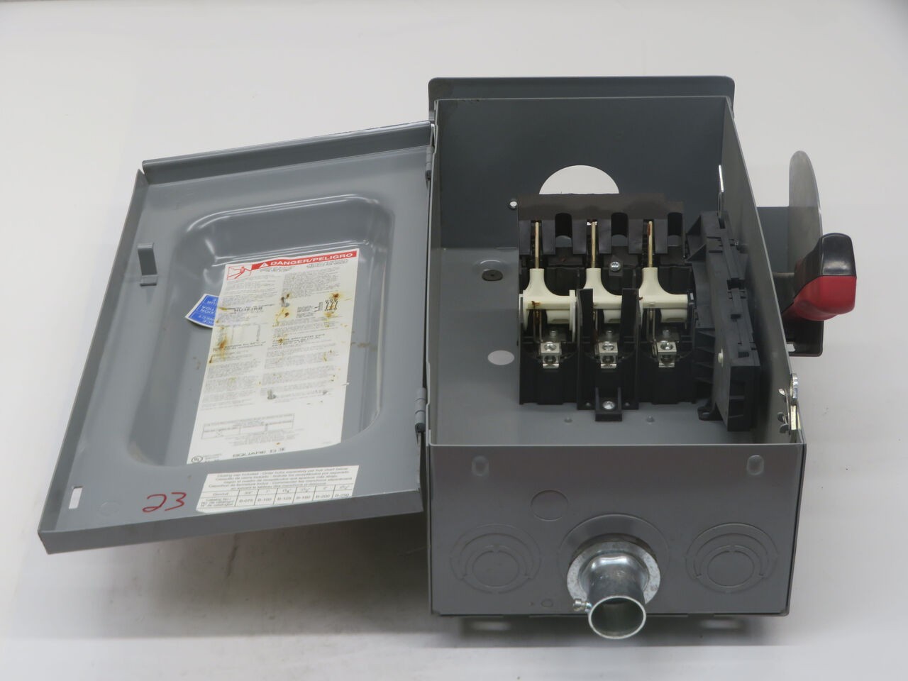 SQUARE D HU362RB SAFETY SWITCH T245381