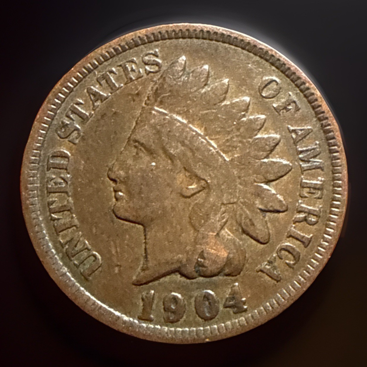 1904 Full Liberty Indian Head Cent Penny “Best Value On EBay” FAST SHIPPING 2778