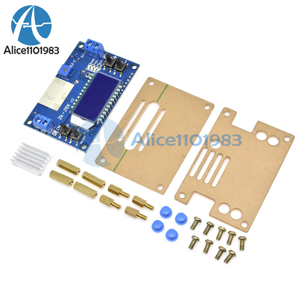 DC-DC 5A Constant Voltage Current LCD Adjustable Buck Step Down Module with Case