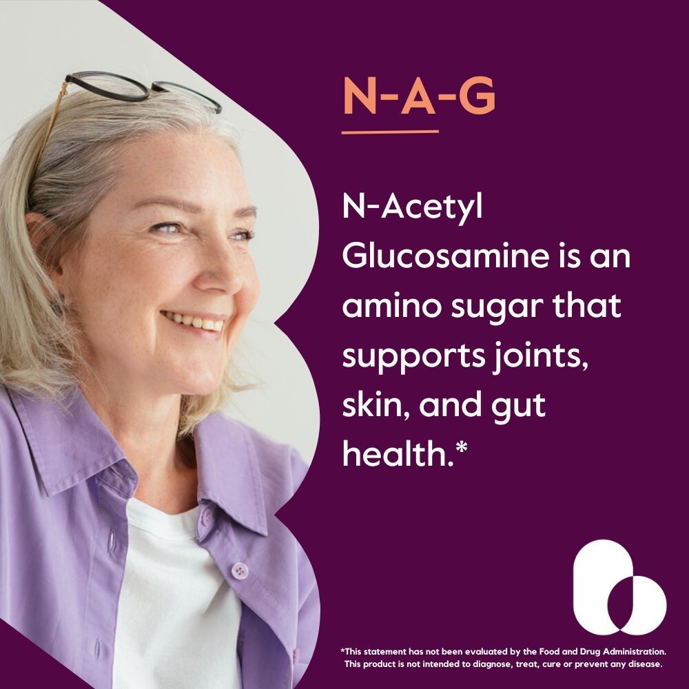 N-Acetyl Glucosamine (N-A-G) 700mg (120 Capsules)-No Stearates