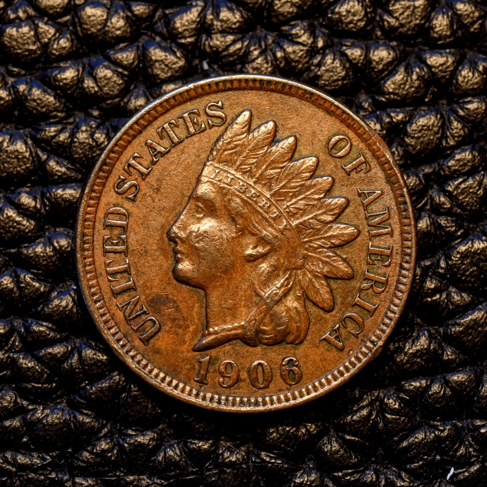 (ITM-6047) 1906 Indian Cent ~ AU+ Condition ~ COMBINED SHIPPING!