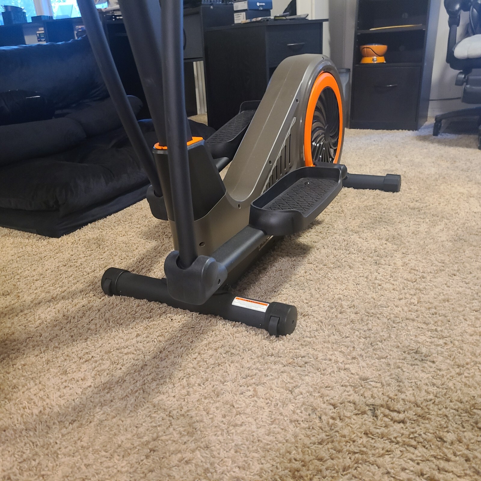 Elliptical Exercise Machine Hyper-Quiet 16 Resistance Levels, 400LBS Capacity