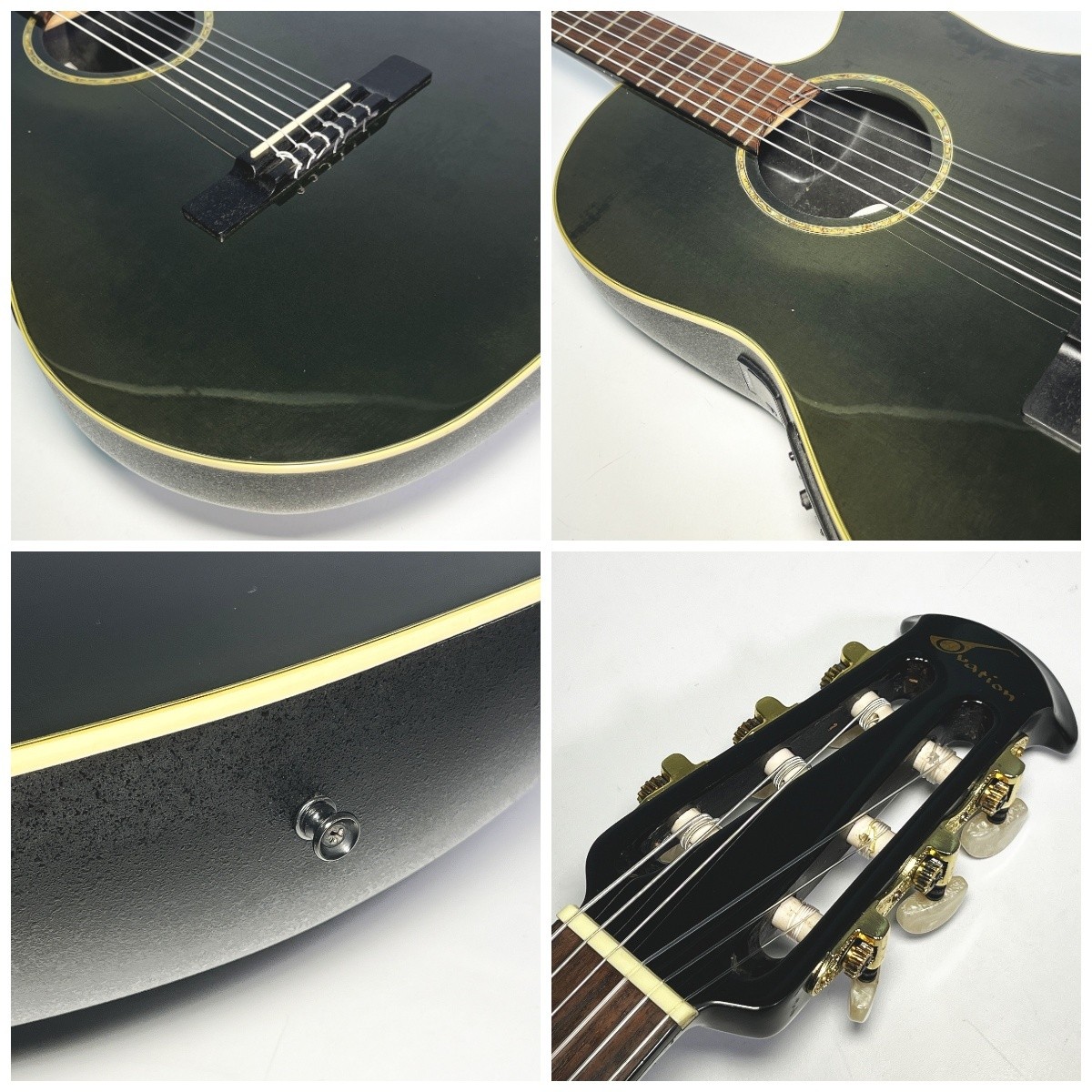 Ovation CC243 Electric Classical Guitar Hard Case